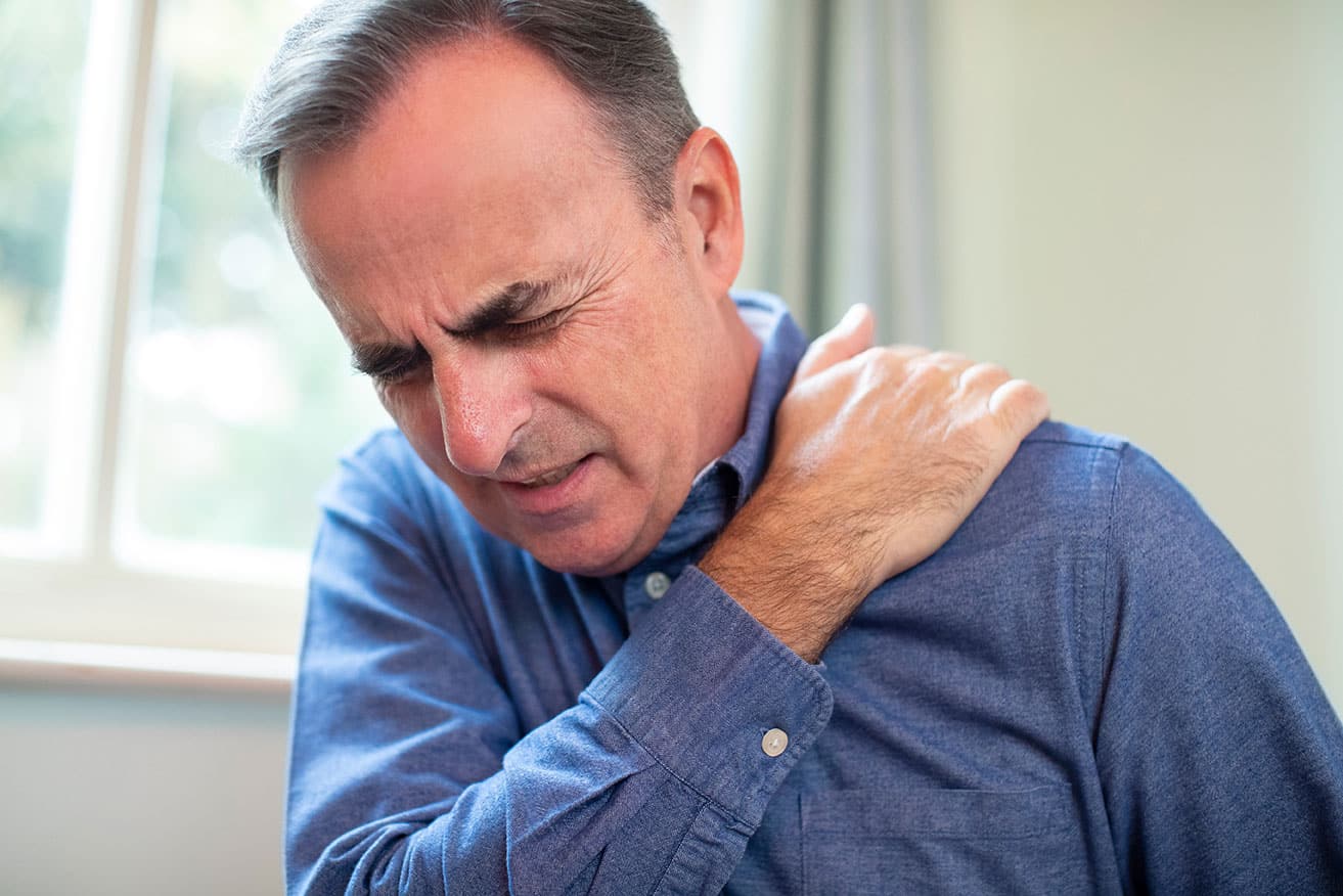 chiropractische zorg bij een frozen shoulder